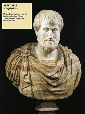 cover image of Aristotle's Metaphysics (A). Synthesis and Comment.